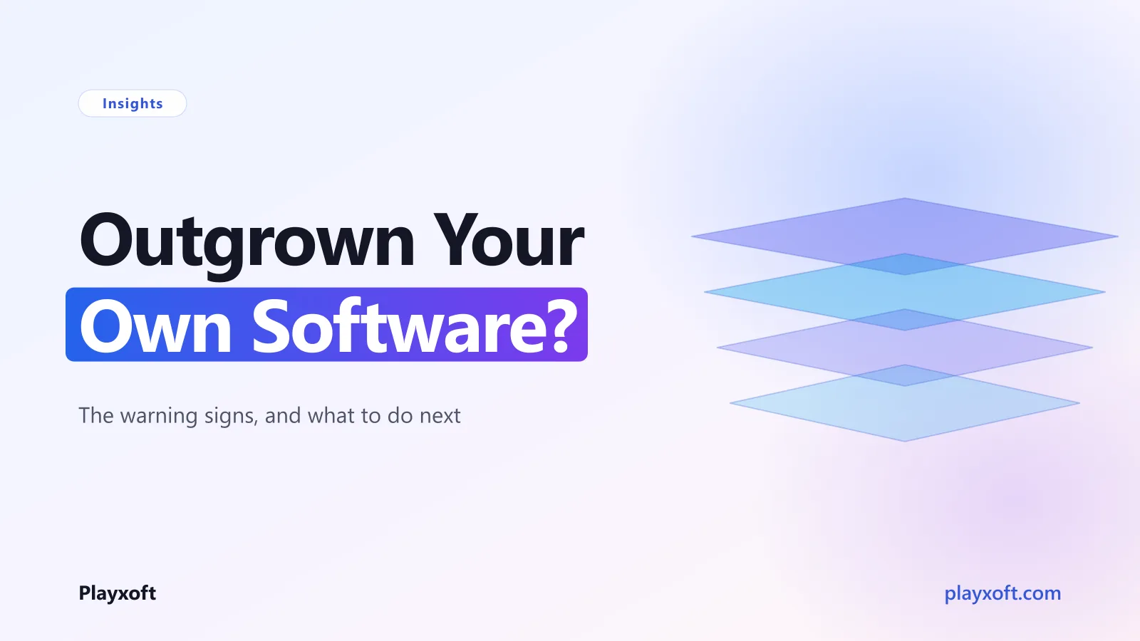Business systems straining as a company grows past its original software