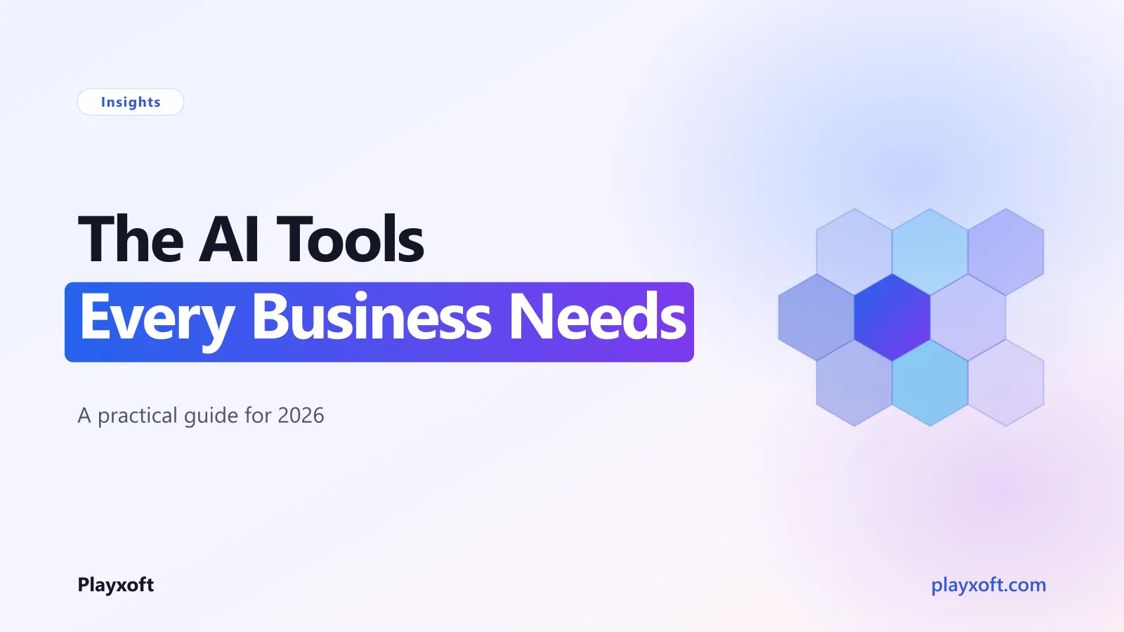 A connected set of AI tools supporting everyday business workflows